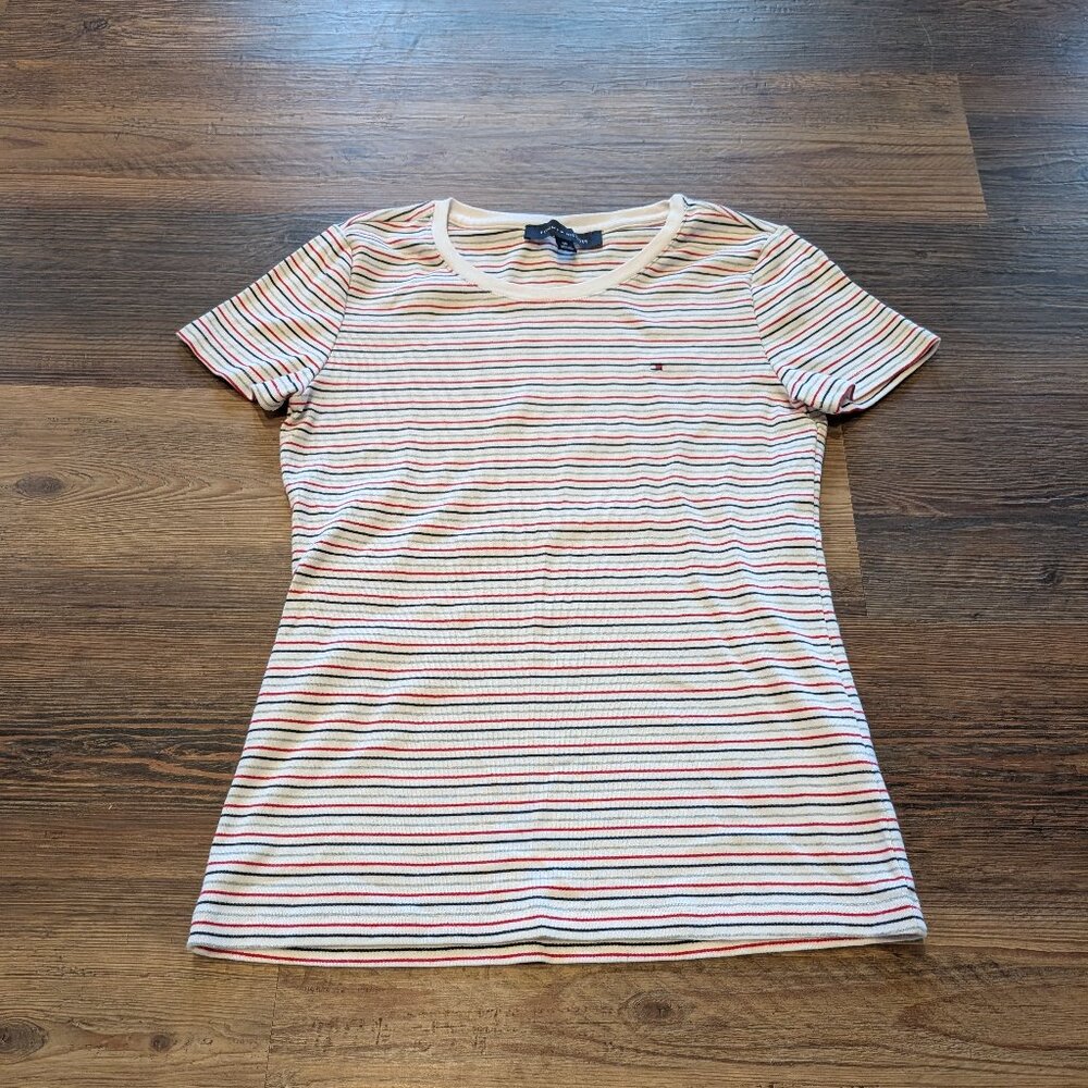 Tommy Hilfiger Striped Short Sleeve T-Shirt